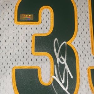 Kevin Durant Auto SuperSonics jersey COA panini